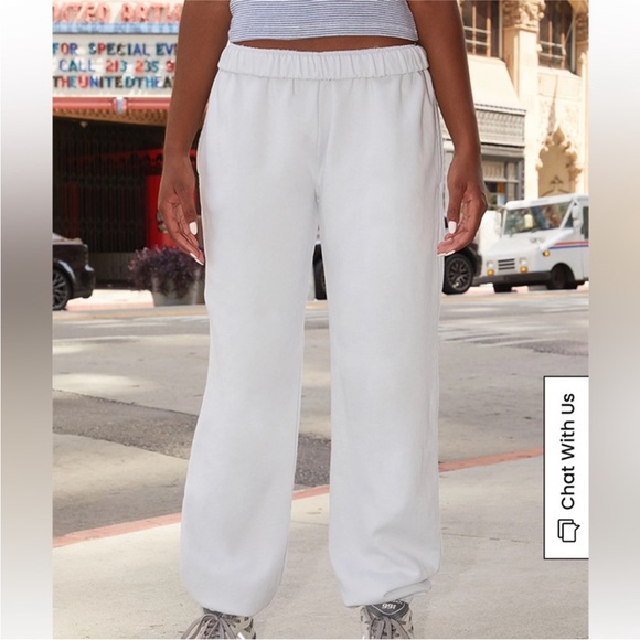 NWT Brandy Melville Light Blue Rosa Sweatpant - Picture 2 of 4